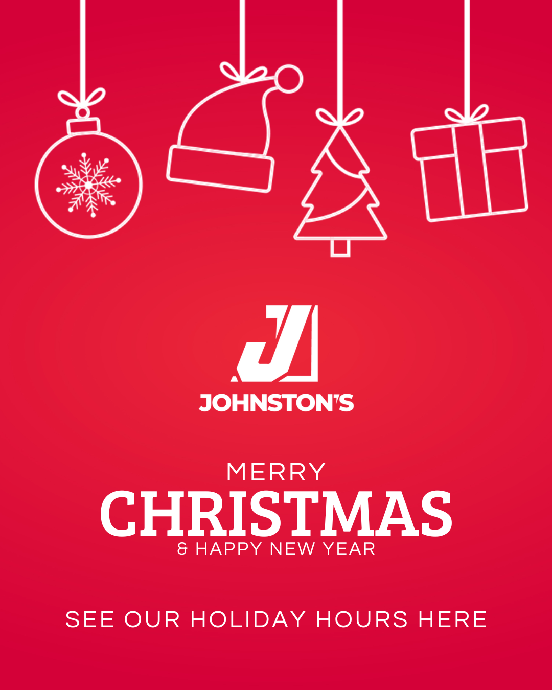 2025/2026 Christmas Holiday Hours