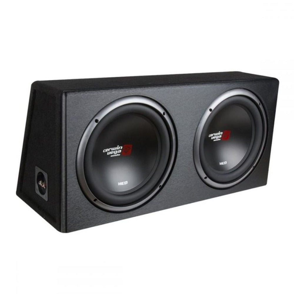 CERWIN VEGA DUAL 10" XED SERIES 2OHM LOAD SUBWOOFER ENCLOSURE 450W RMS / 1600W MAX
