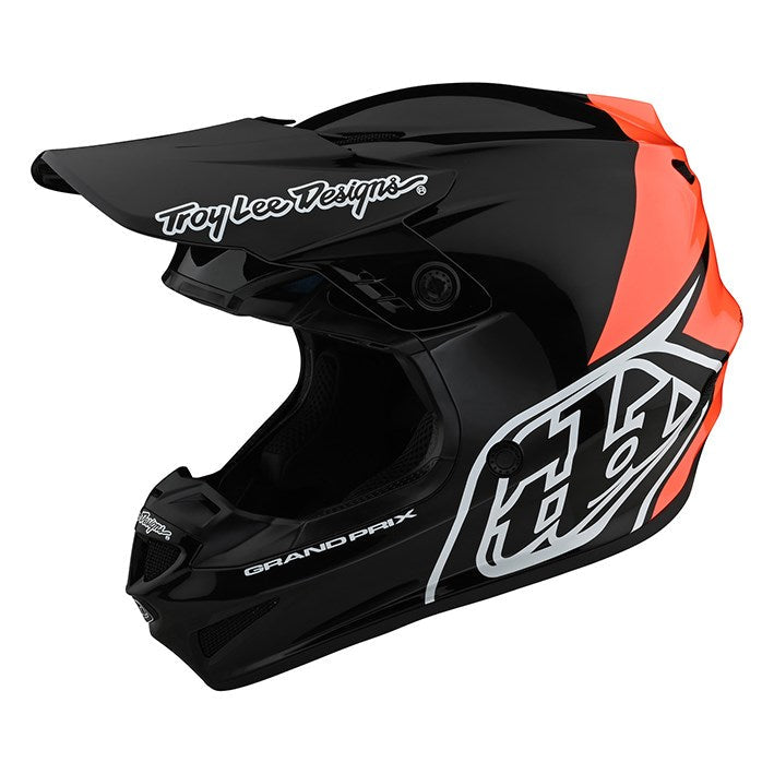GP HELMET BLOCK BLACK / ORANGE | YOUTH