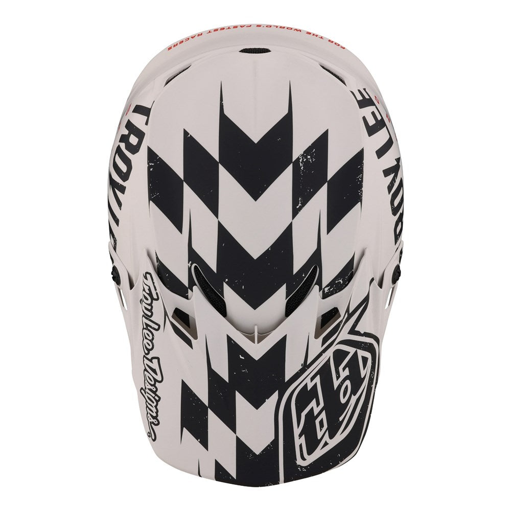SE4 POLYACRYLITE HELMET W/MIPS RACE SHOP WHITE / BLACK