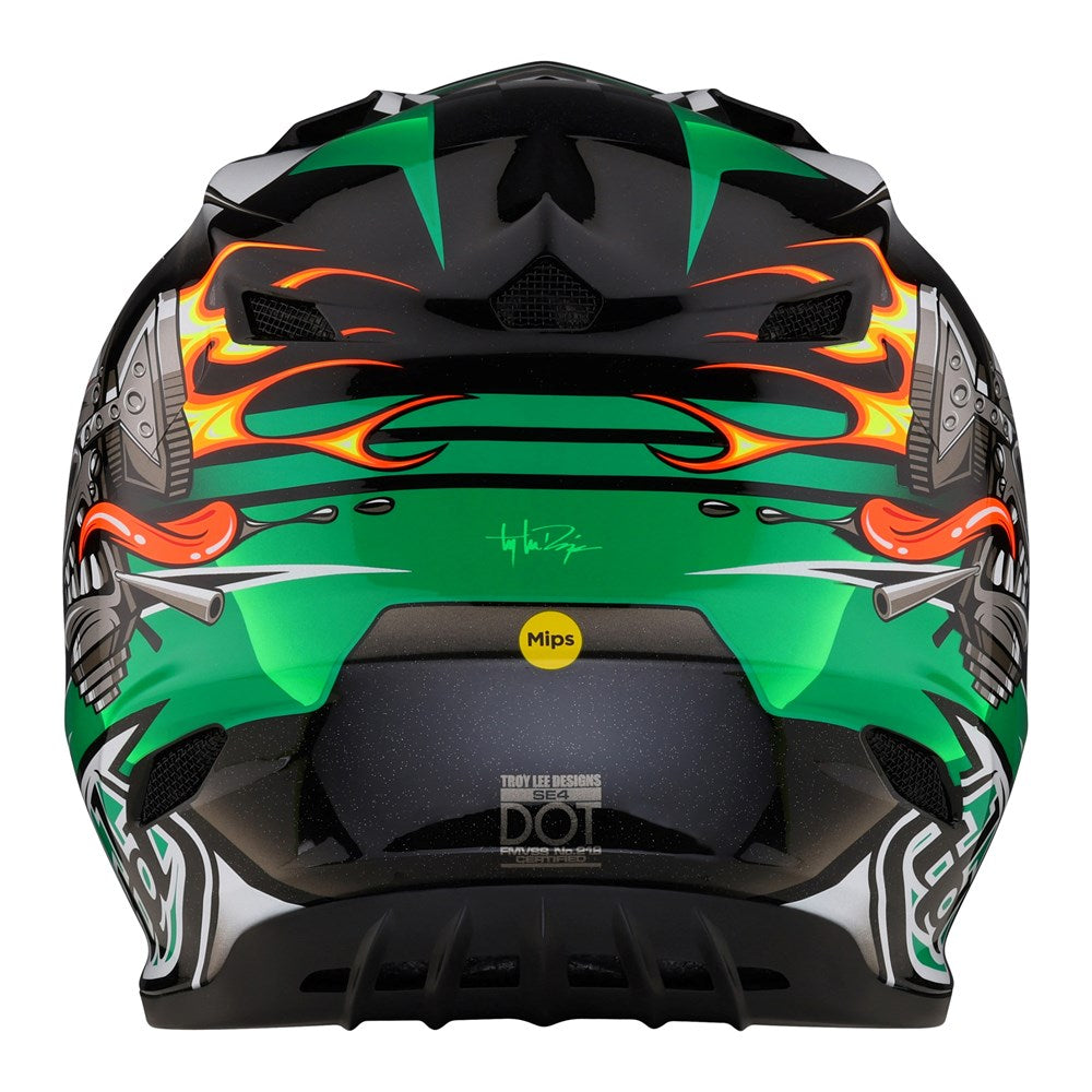SE4 POLYACRYLITE HELMET W/MIPS CARB GREEN