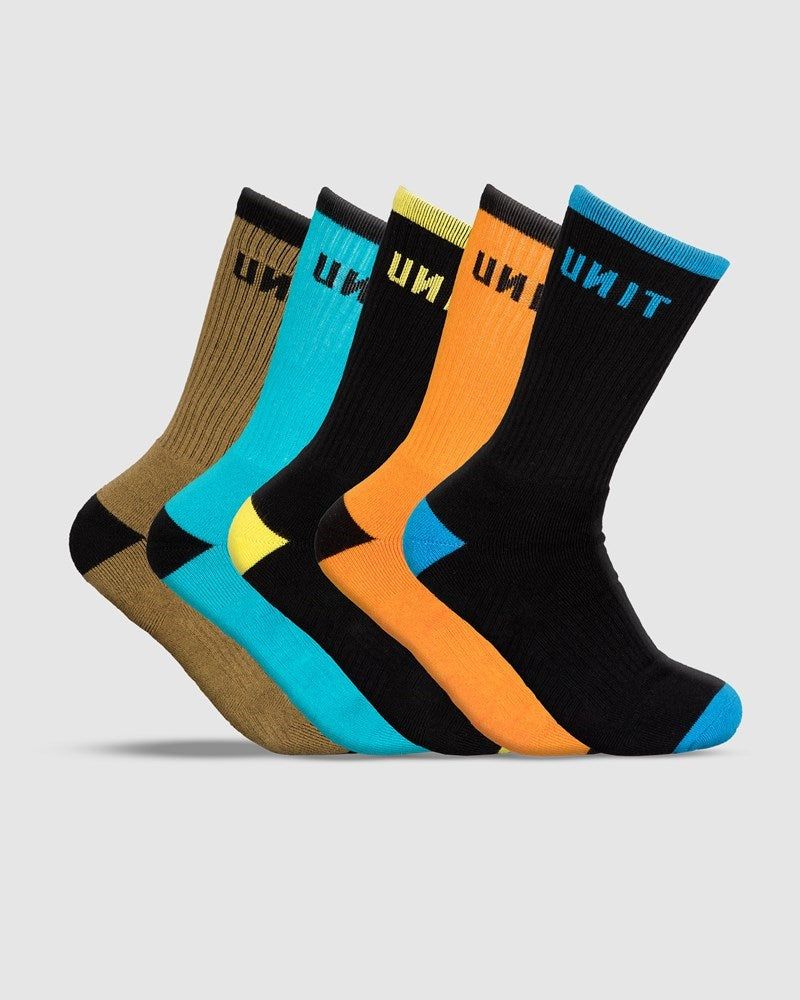 React Bamboo Hi Lux Socks - 5 Pack