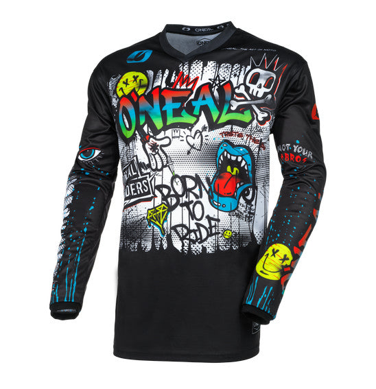 O'Neal Youth ELEMENT Rancid Jersey - Black/Multi