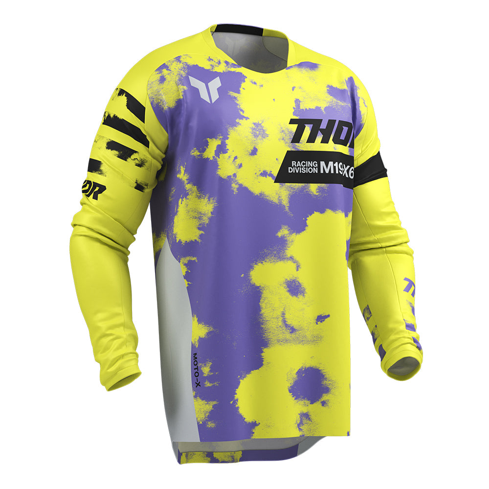 THOR MX JERSEY LAUNCHMODE BLEACH GRAY/ACID