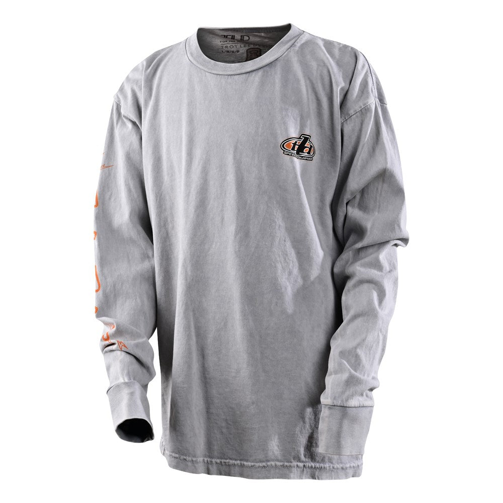 PISTONBONE LS TEE GRAY MINERAL WASH | YOUTH