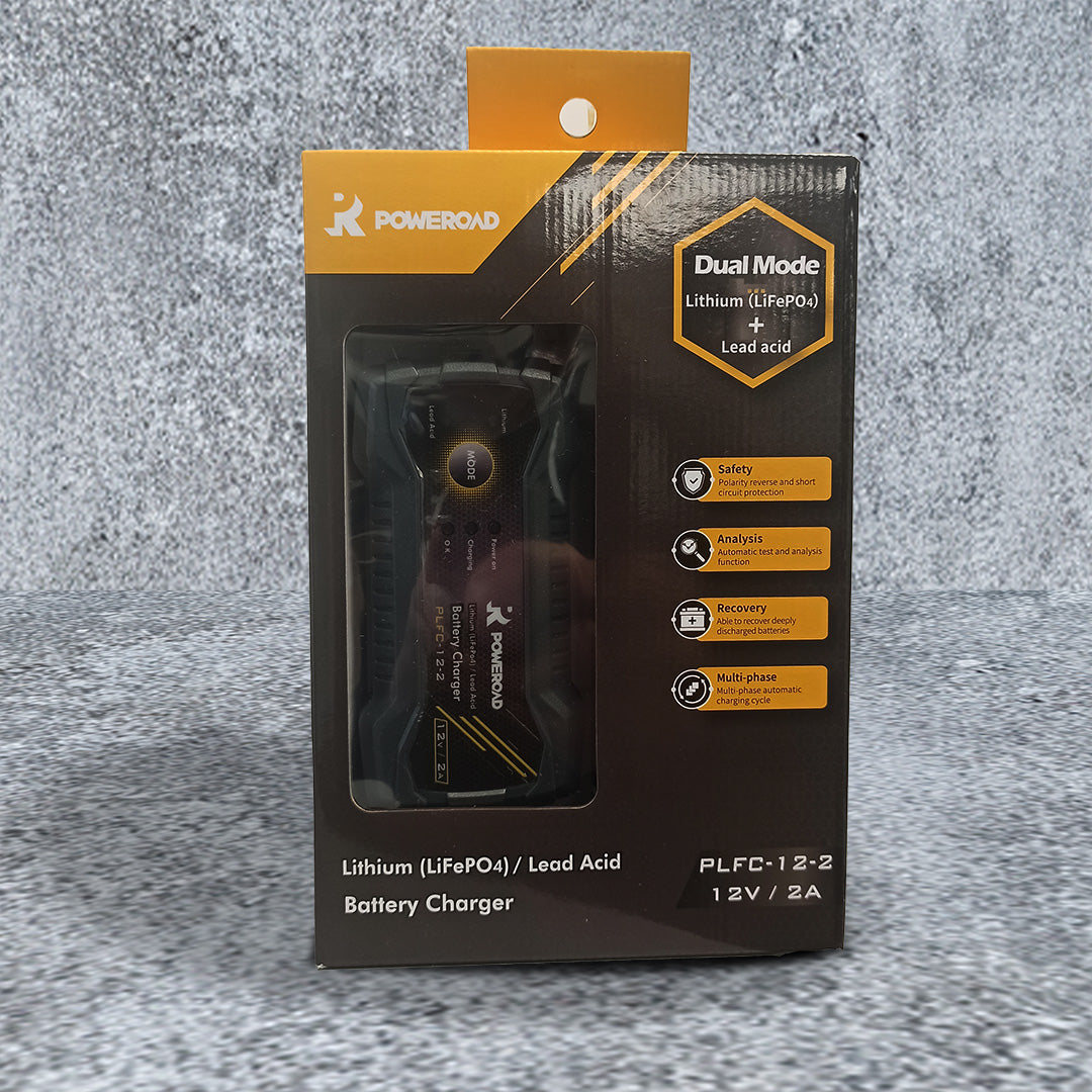 POWEROAD Charger/Maintainer (Lithium/Lead Acid) - CPLFC12-2