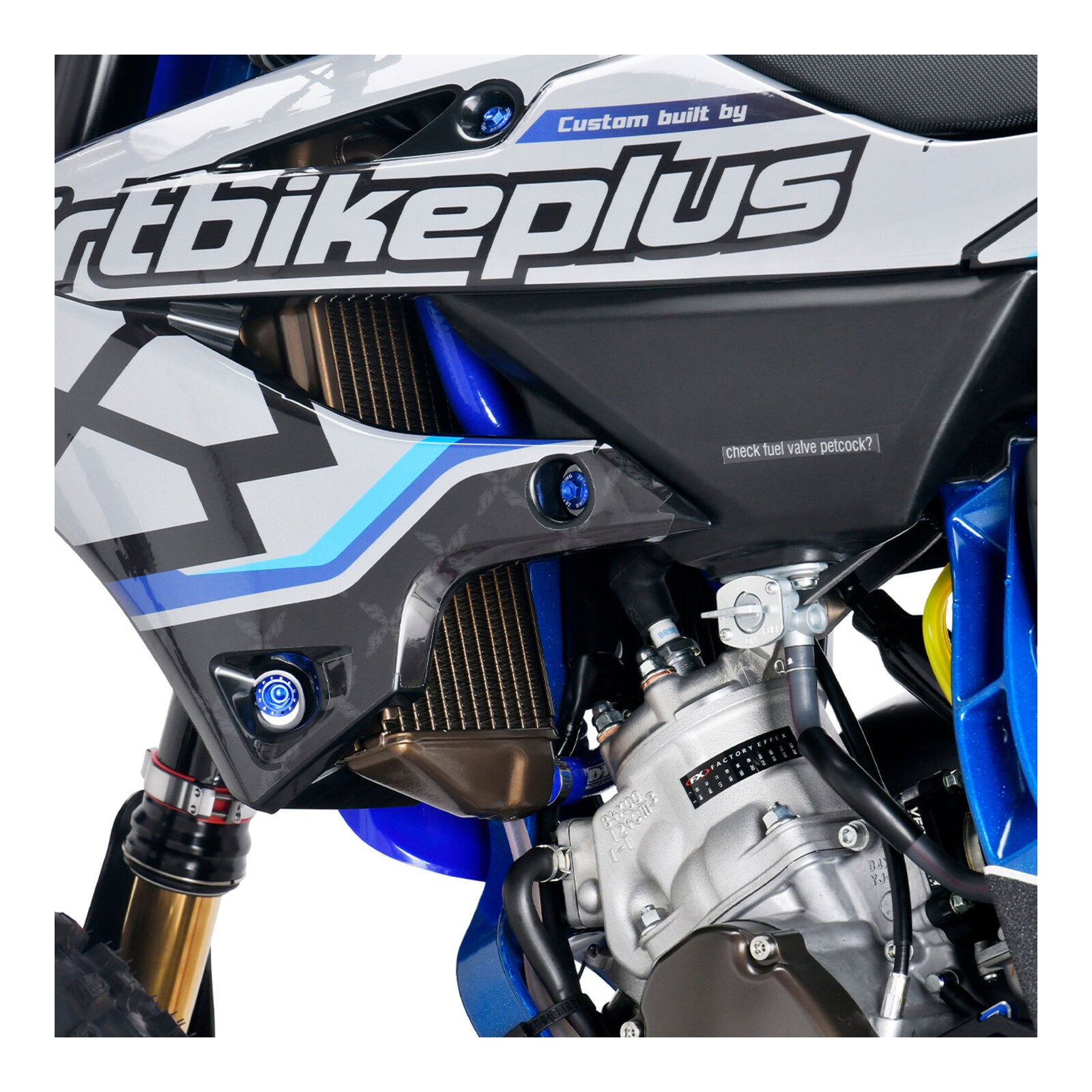 DRC Silicone Radiator Hose Kit - Yamaha YZ450F (2023+), YZ450FX (2024+), WR450F
