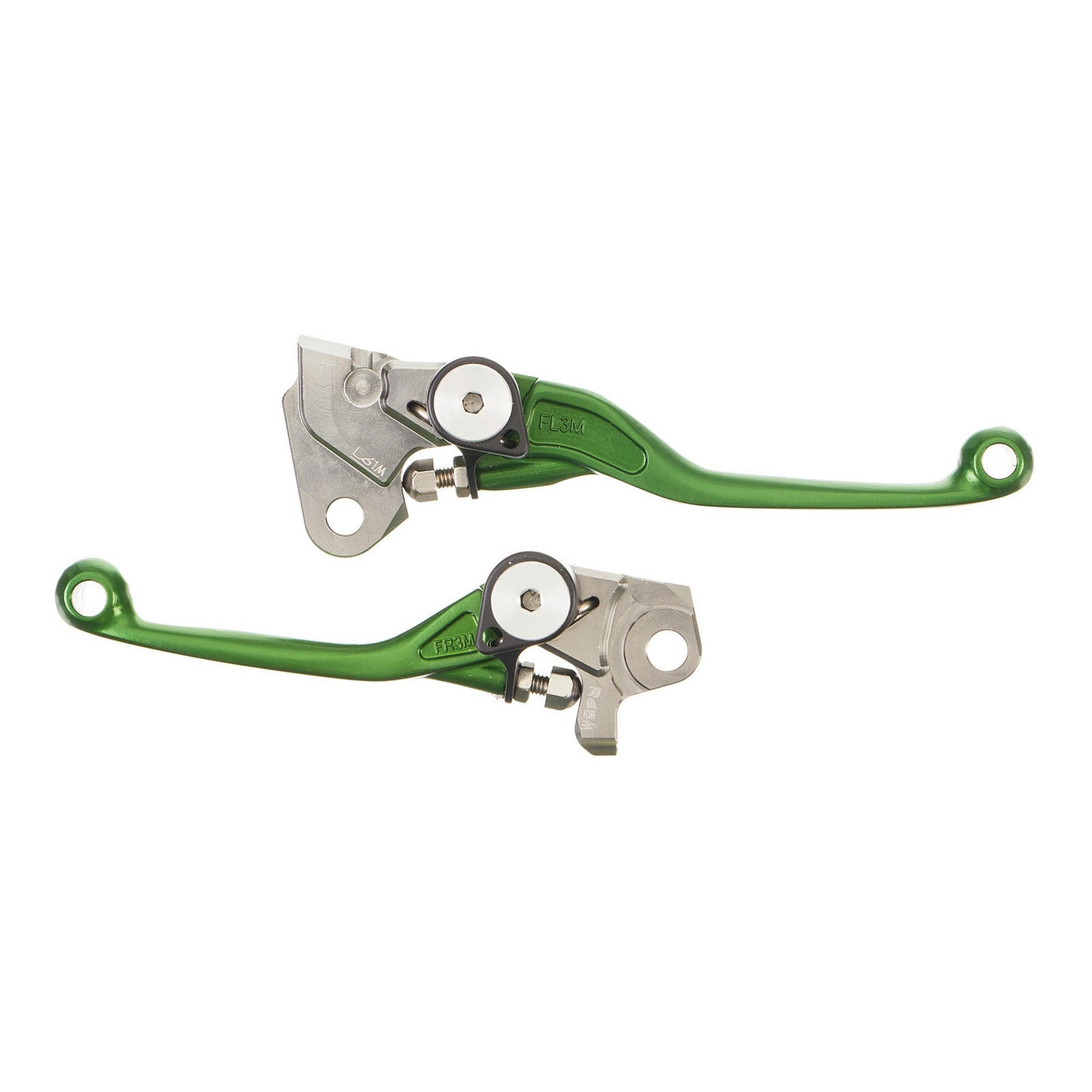 Zeta Pivot Lever Set FP - Kawasaki - Green