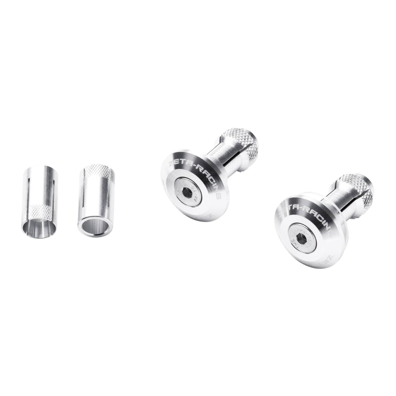 Zeta Bar End Plug 29mm 2pcs - Silver