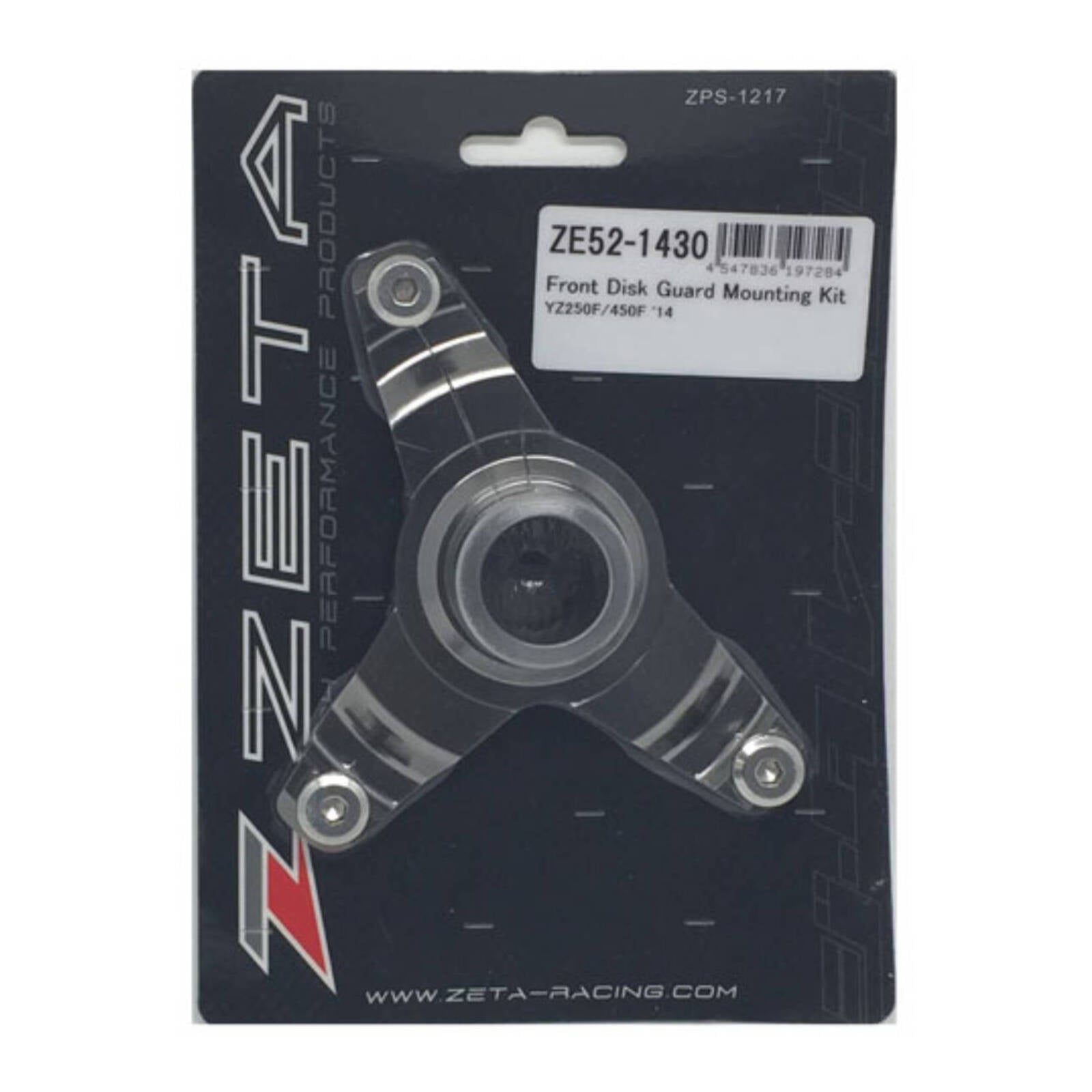 Zeta Front Disc Guard Mounting Kit Yamaha YZF250/450 '14-, YZ250FX '1-