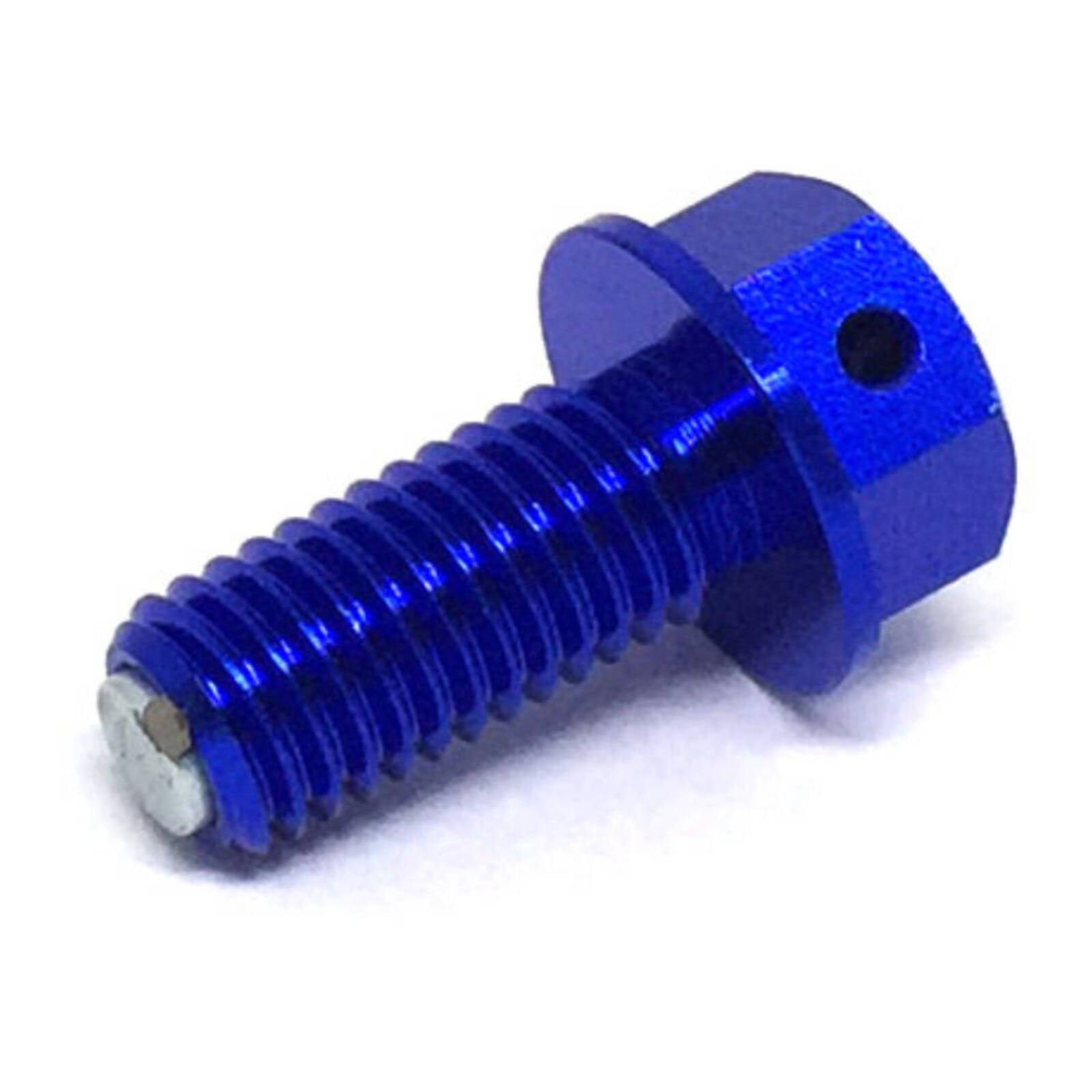 Zeta Magnetic Drain Bolt M10x1.5x22 - Blue