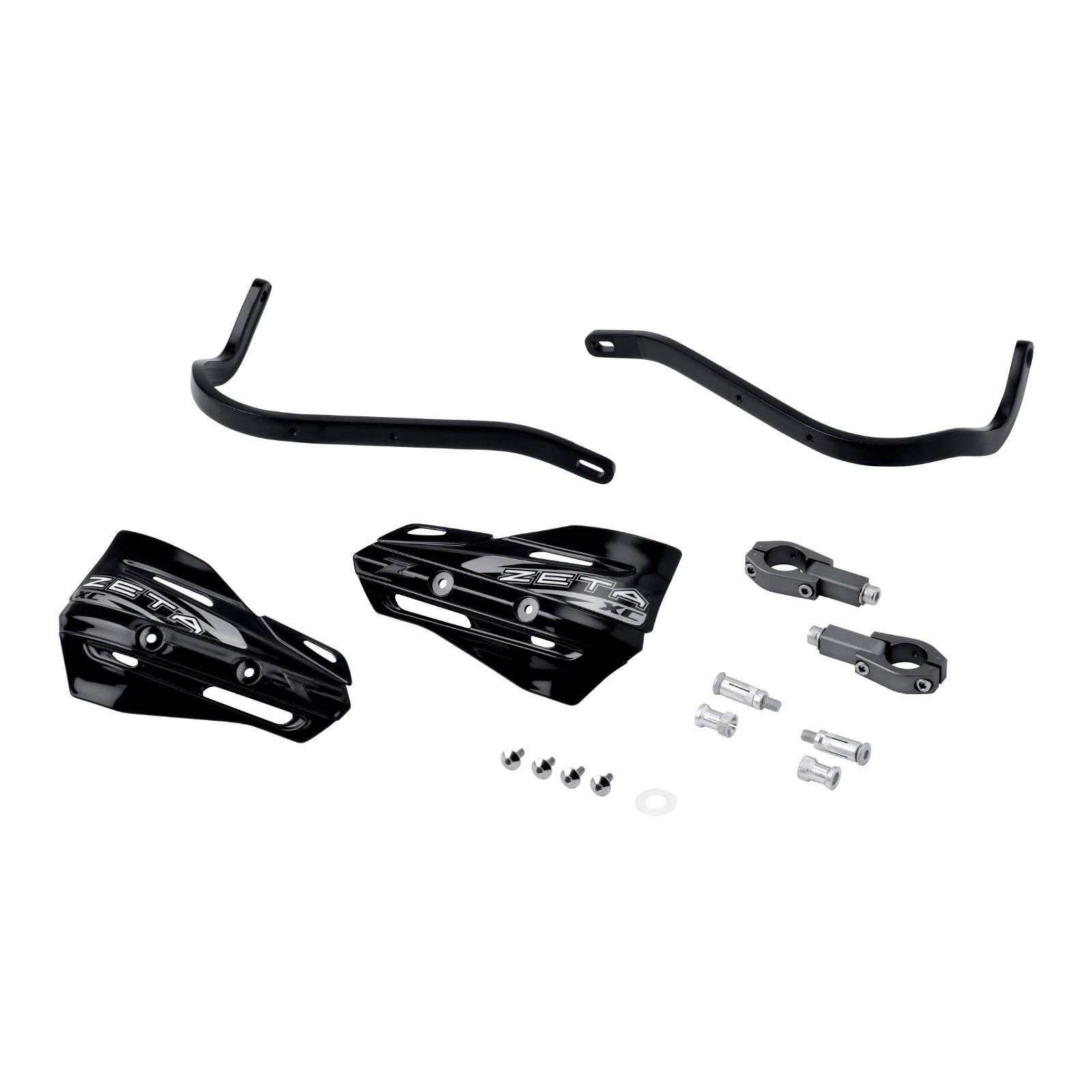 Zeta Armor Handguard XC Kit for 28.6mm Bar - Black / Black