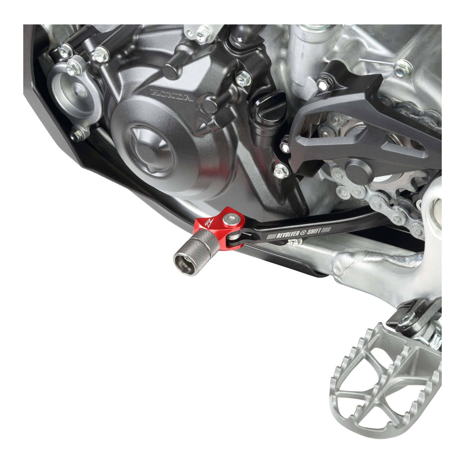 Zeta Revolver Shift Lever Honda CRF250R/RX '18- - Red