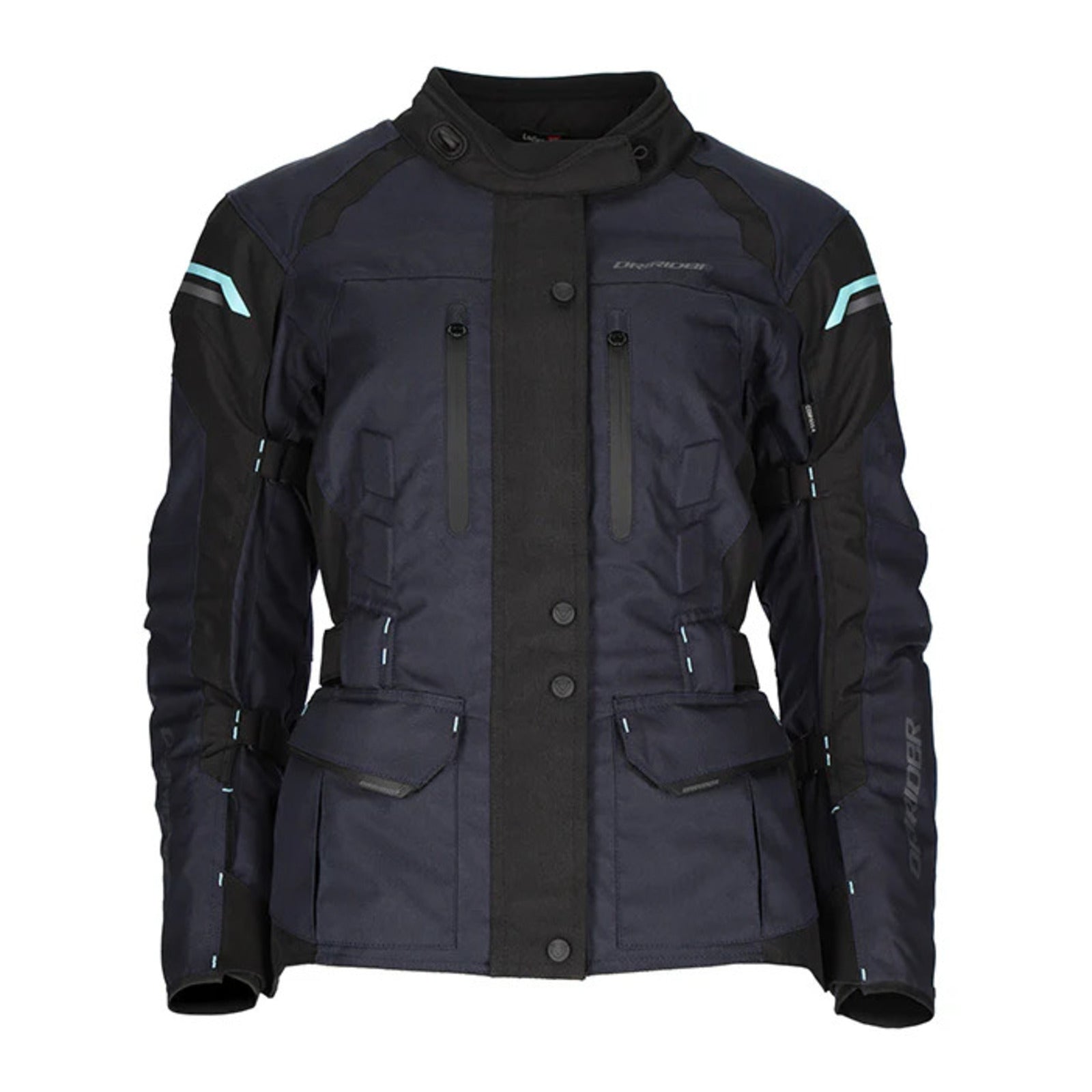 Dririder Compass 4 Ladies' Jacket - Navy / Sky Blue