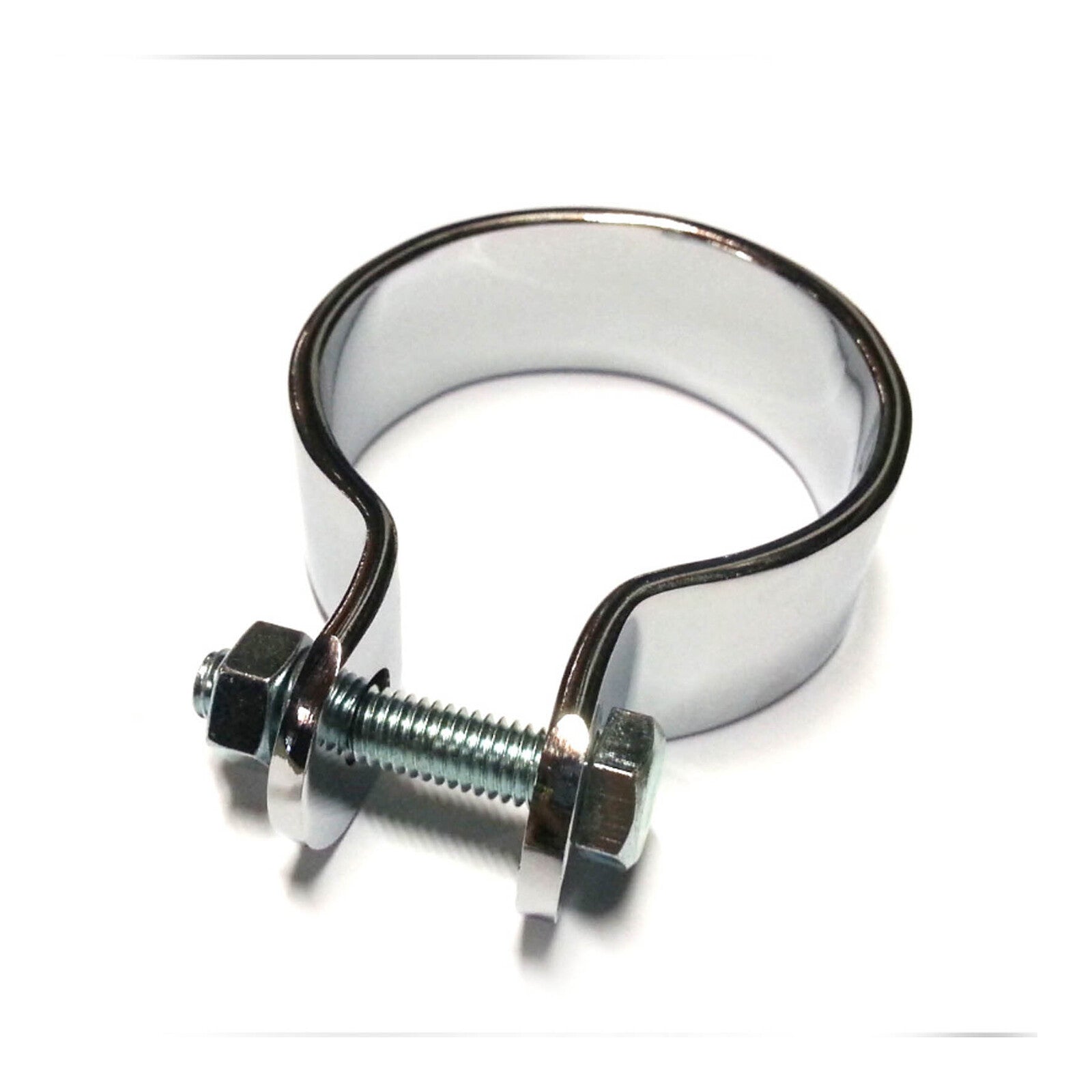 Whites Exhaust Clamp 1 1/2 Chrome 38mm