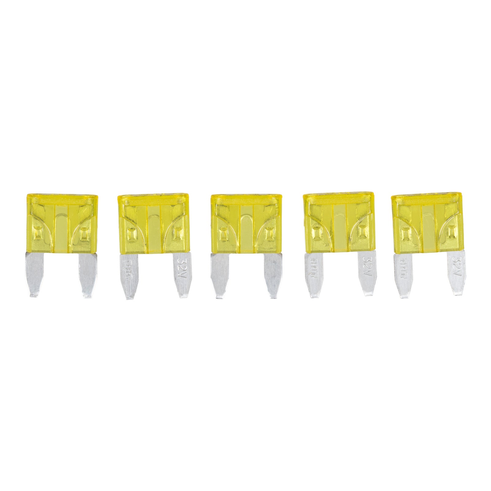 Fuse 20A Mini Blade - Yellow (Packet of 5)