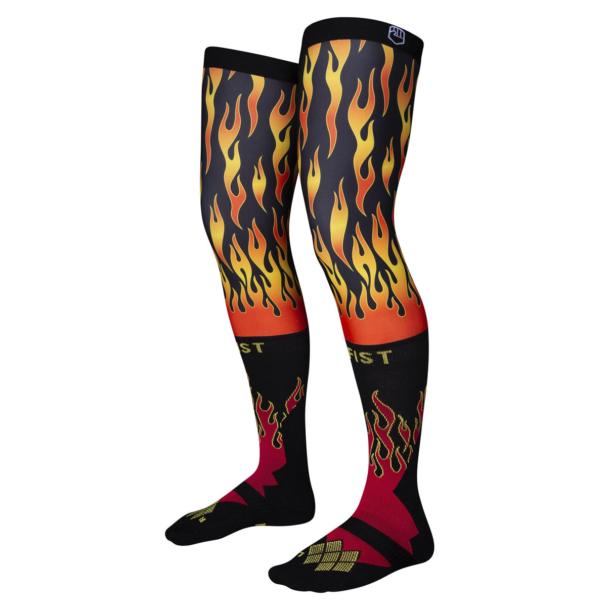FLAMING HAWT MOTO SOCKS