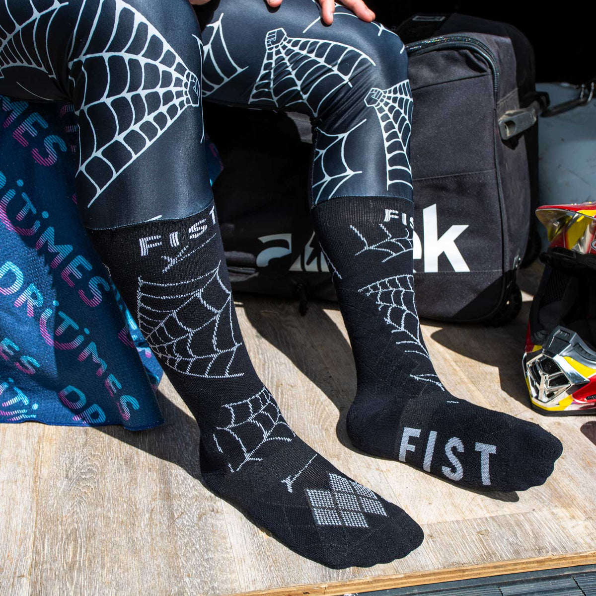 COBWEB MOTO SOCKS