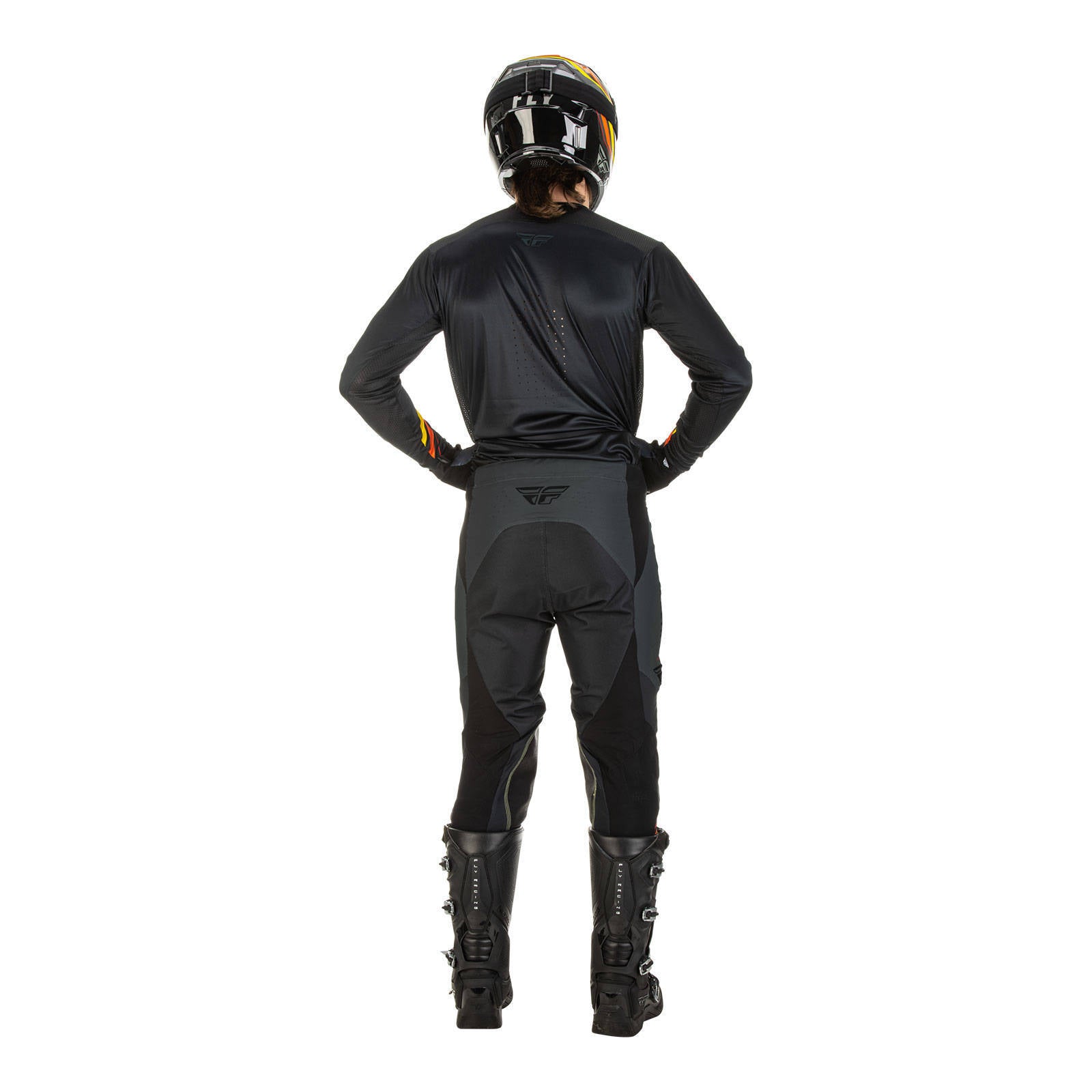 Fly Racing Lite Hydrogen Special Edition Speeder Pant - Metal / Red / Yello