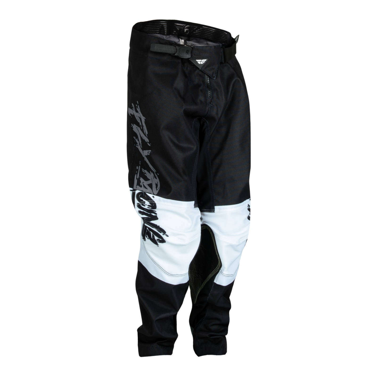 Fly Racing Kinetic Khaos Youth Pant - Grey / Black / White