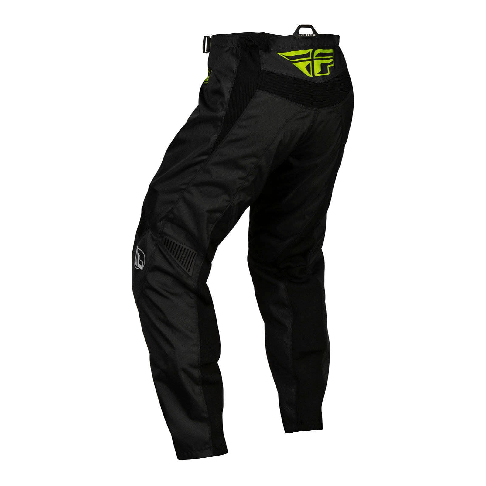 FLY Racing Youth F-16 Pants - Black / Neon Green / Light Grey