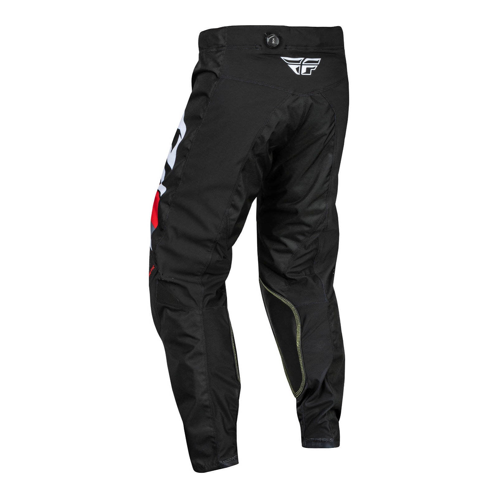 FLY Racing Youth Kinetic Prix Pants - Red / White / Grey