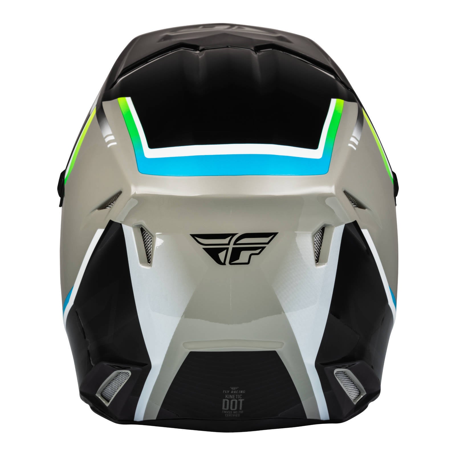 Fly Racing Kinetic Vision Helmet - Grey / Black