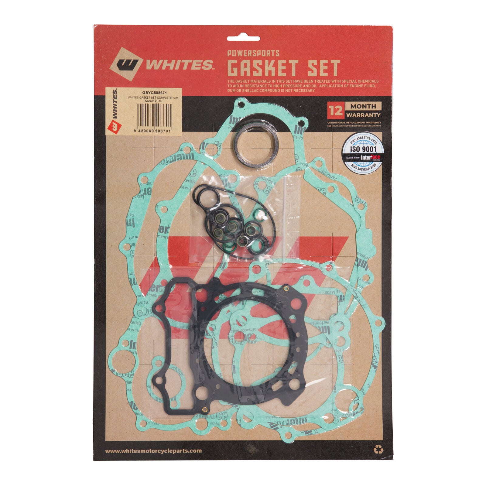 Whites Complete Gasket Set Yamaha YZ250F '01-'13