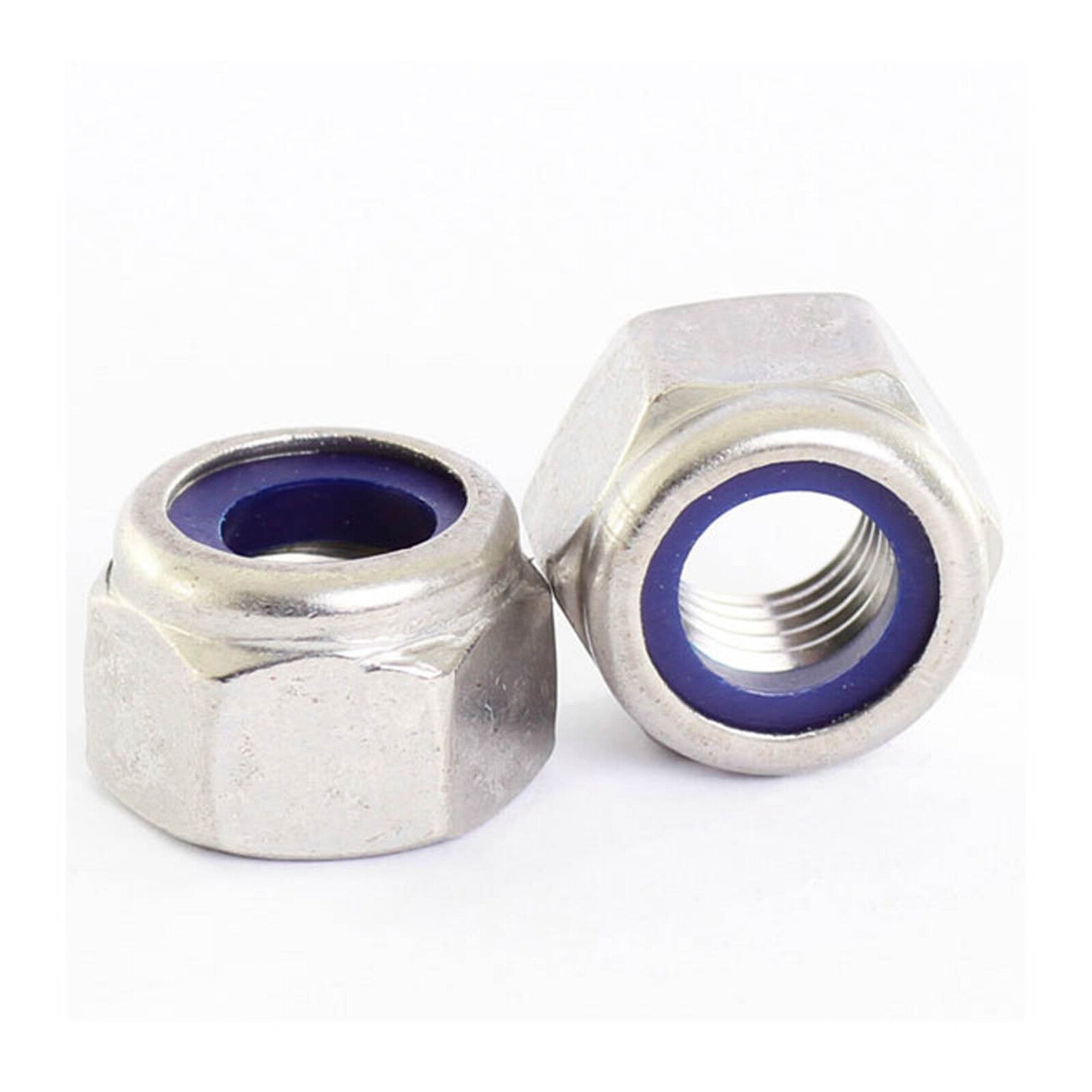 Whites Nut Nyloc - 5 x 0.8mm (50 Pack)