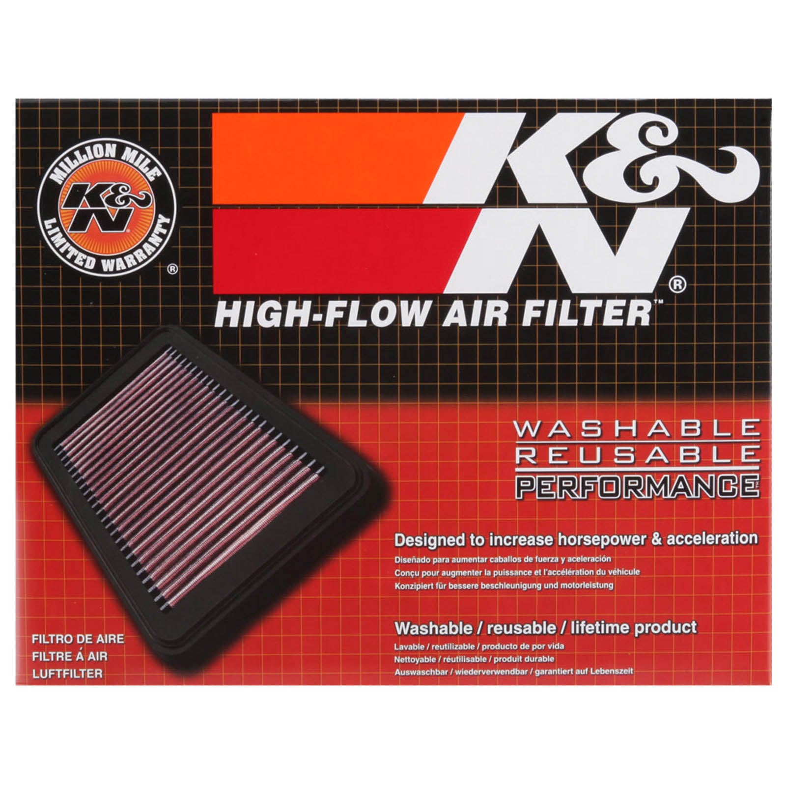 K&N Replacement Air Filter 790 Duke '18-