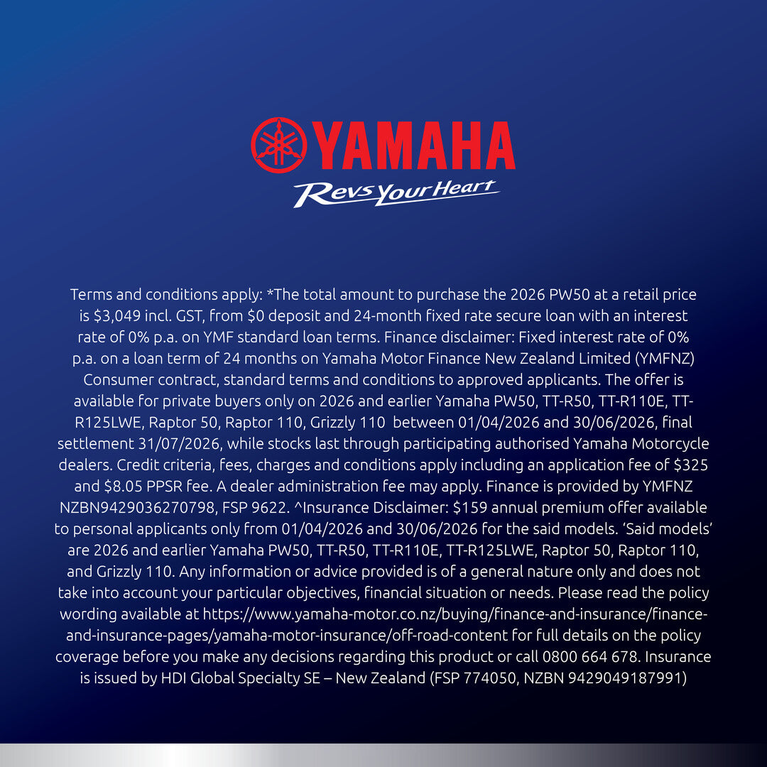 YAMAHA RAPTOR 110 2026