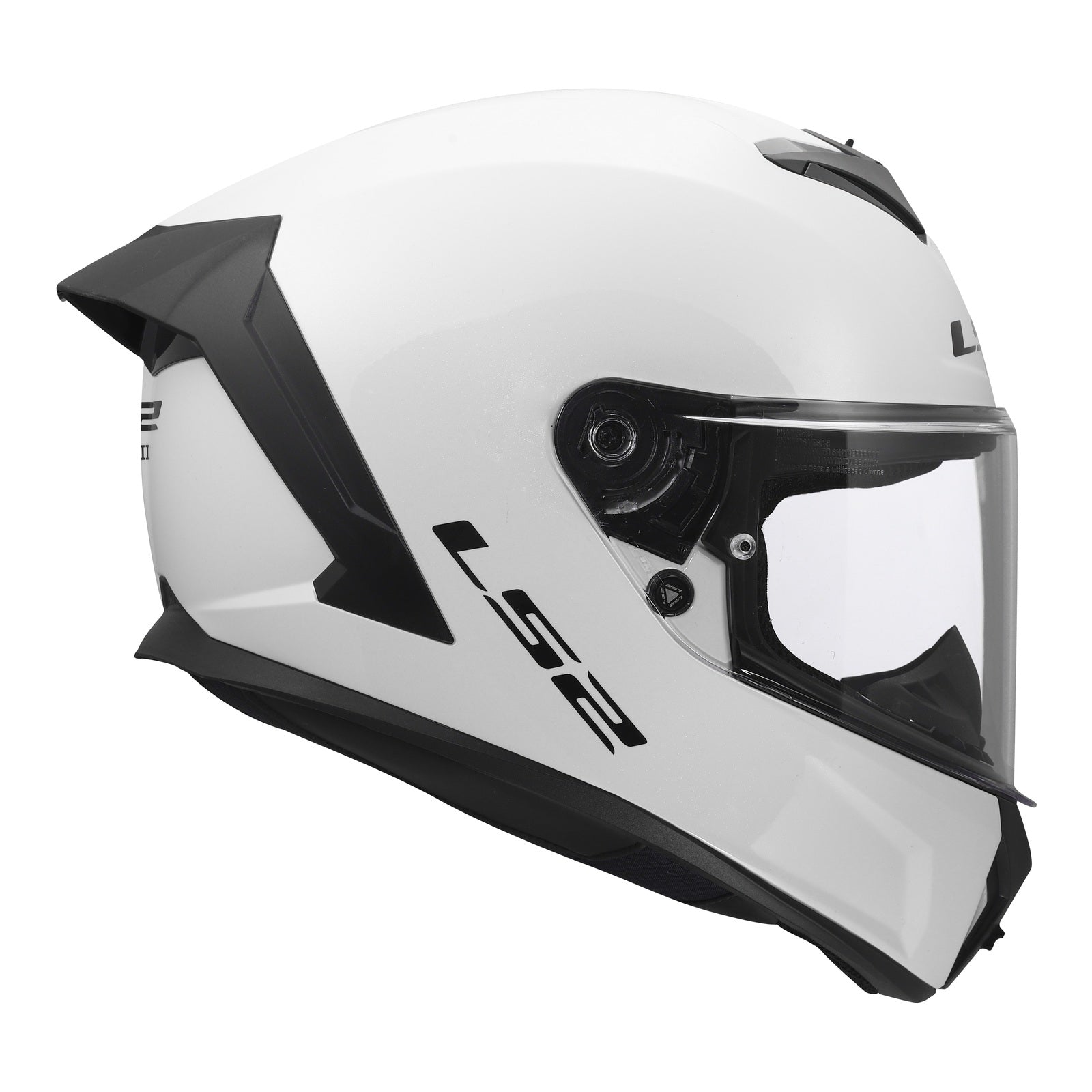 LS2 FF820 Rapid III Solid Helmet - Gloss White