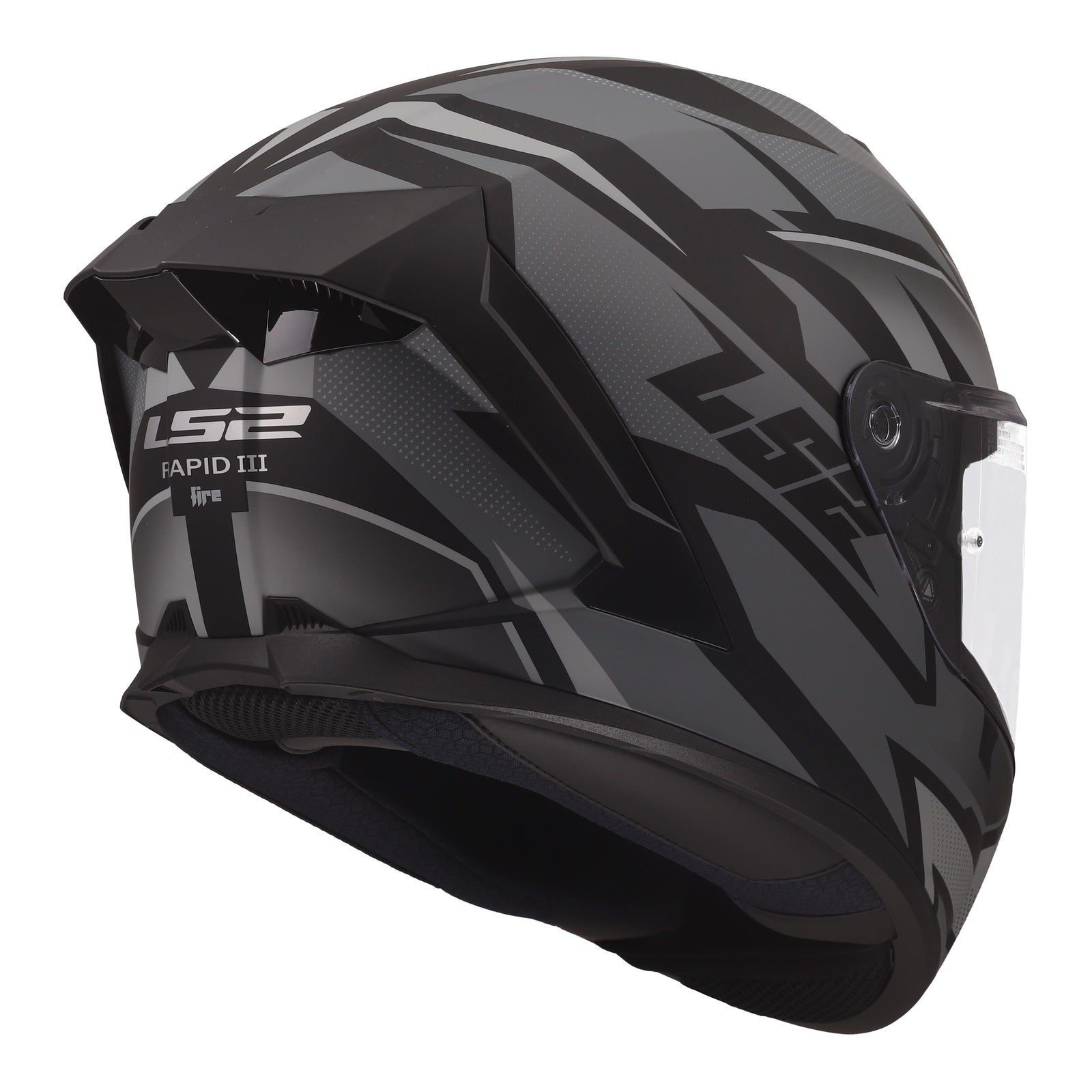 LS2 FF820 Rapid III Xtrem Helmet - Black / Grey