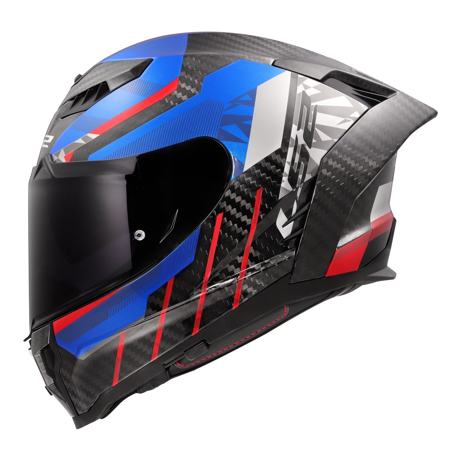 LS2 FF807 Dragon Trax - Blue / Red / Carbon 06