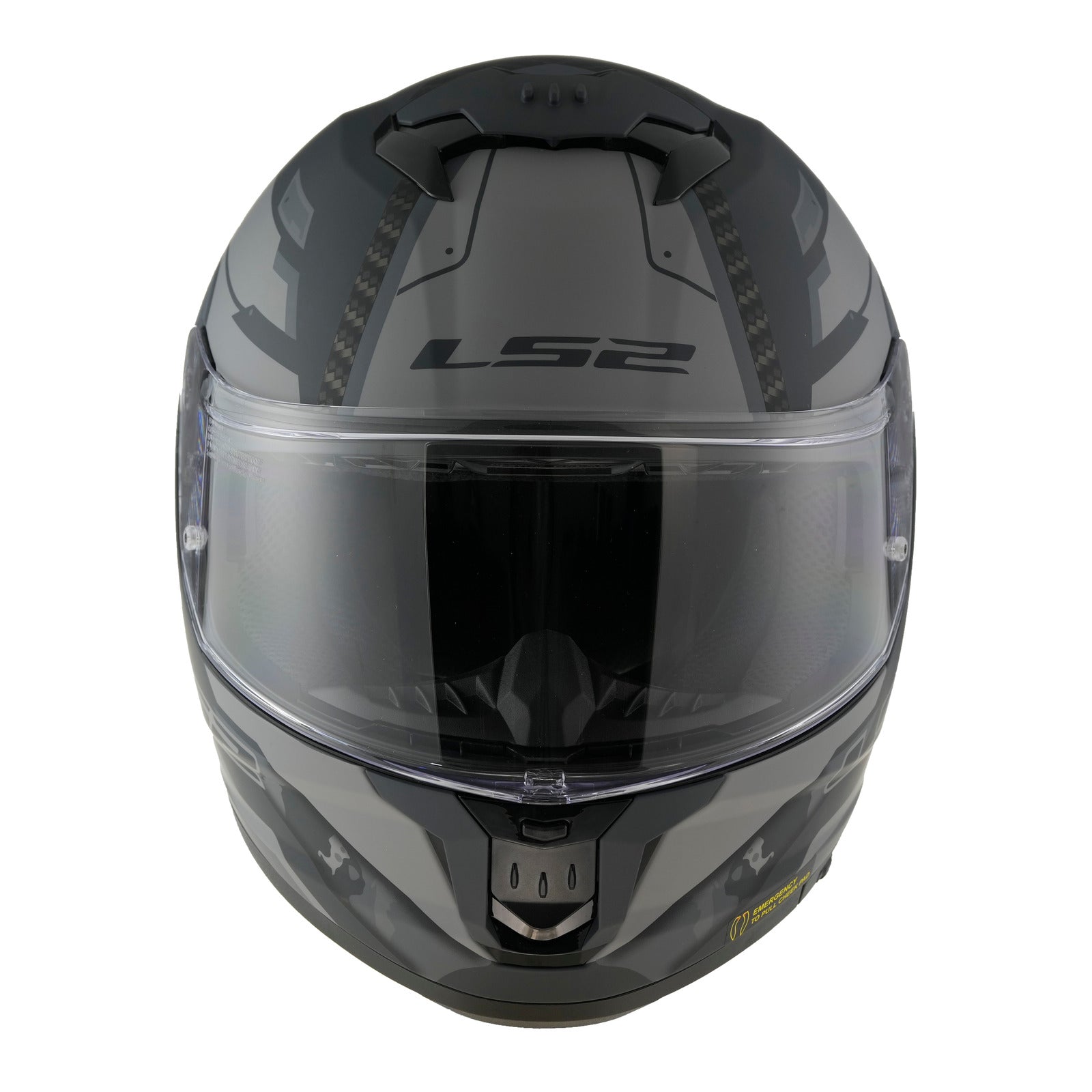 LS2 FF808 Stream II Shadow - Matte Titanium / Grey