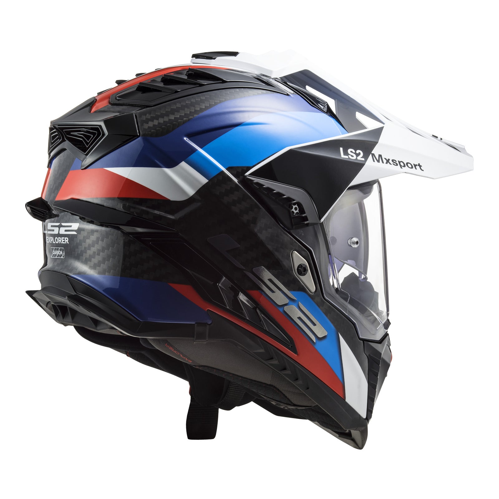LS2 MX701C Explorer Carbon Frontier - Blue / Black 06