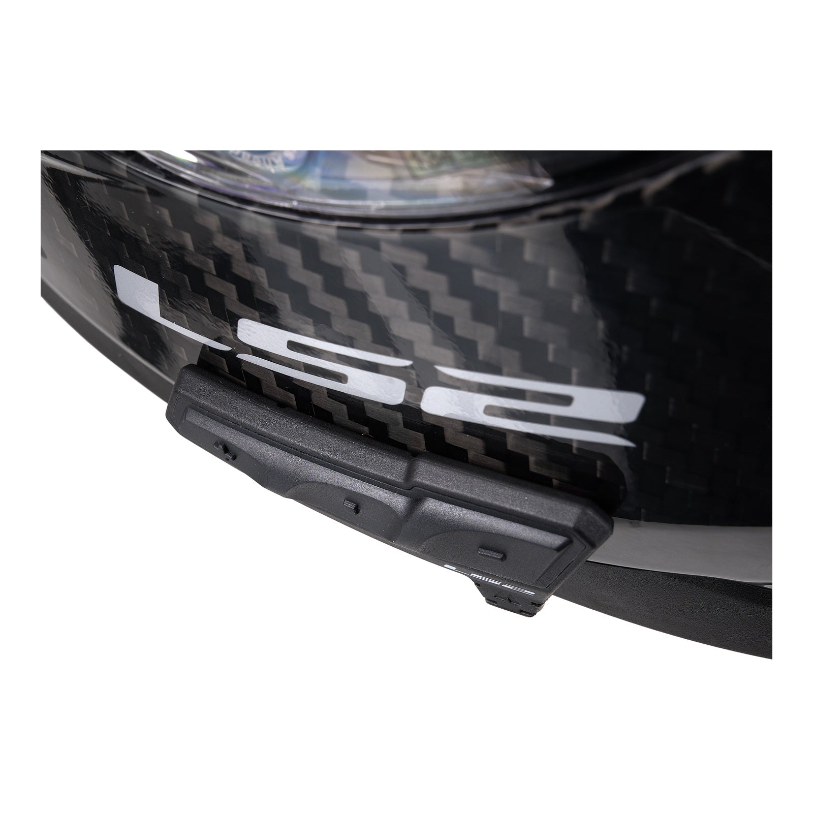 LS2 OF599 Spitfire II Flag Helmet - Matte Black 06