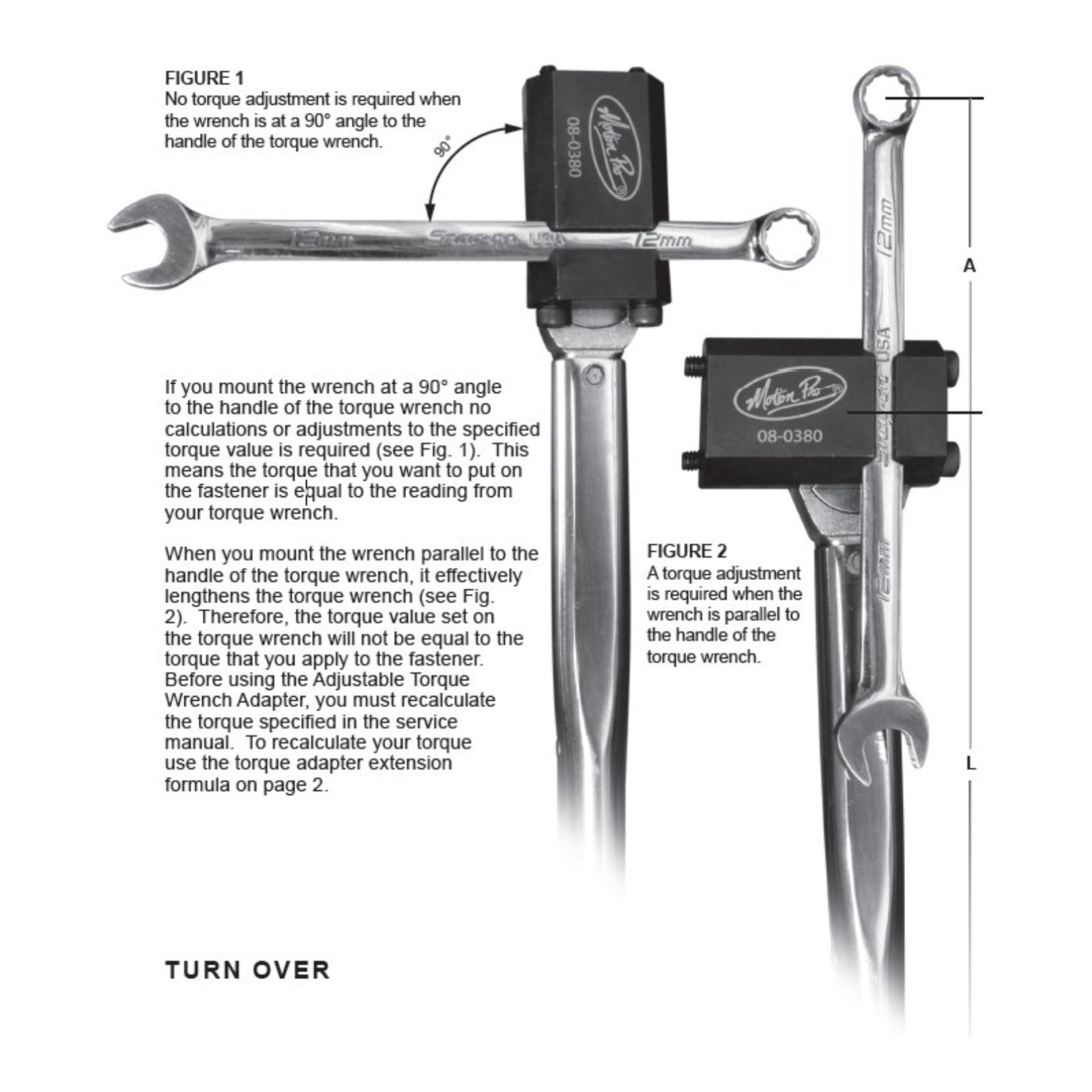 Motion Pro Adjustable Torque Wrench Adaptor