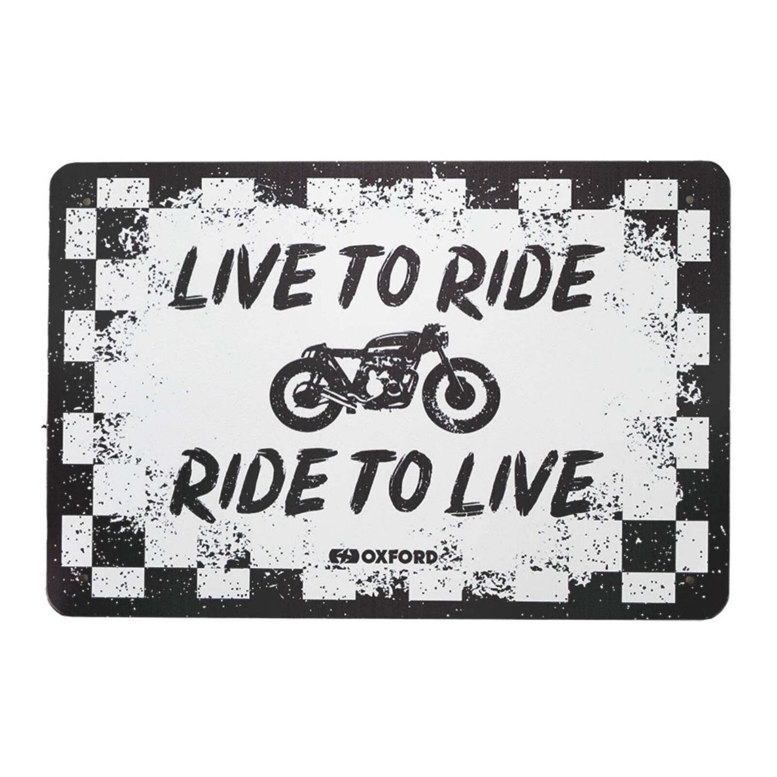 Oxford Garage Metal Sign: Ride