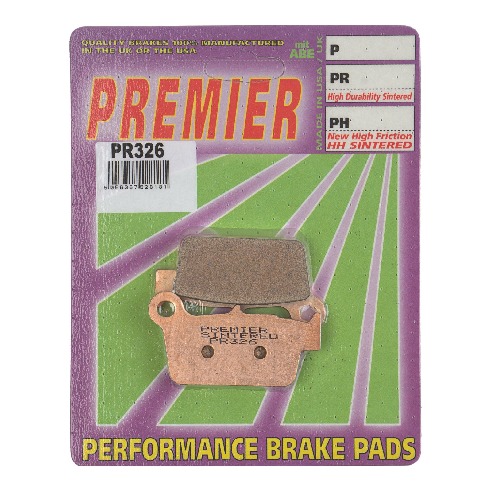 Premier Brake Pads - PR Off-Road Sintered (GF187K5)
