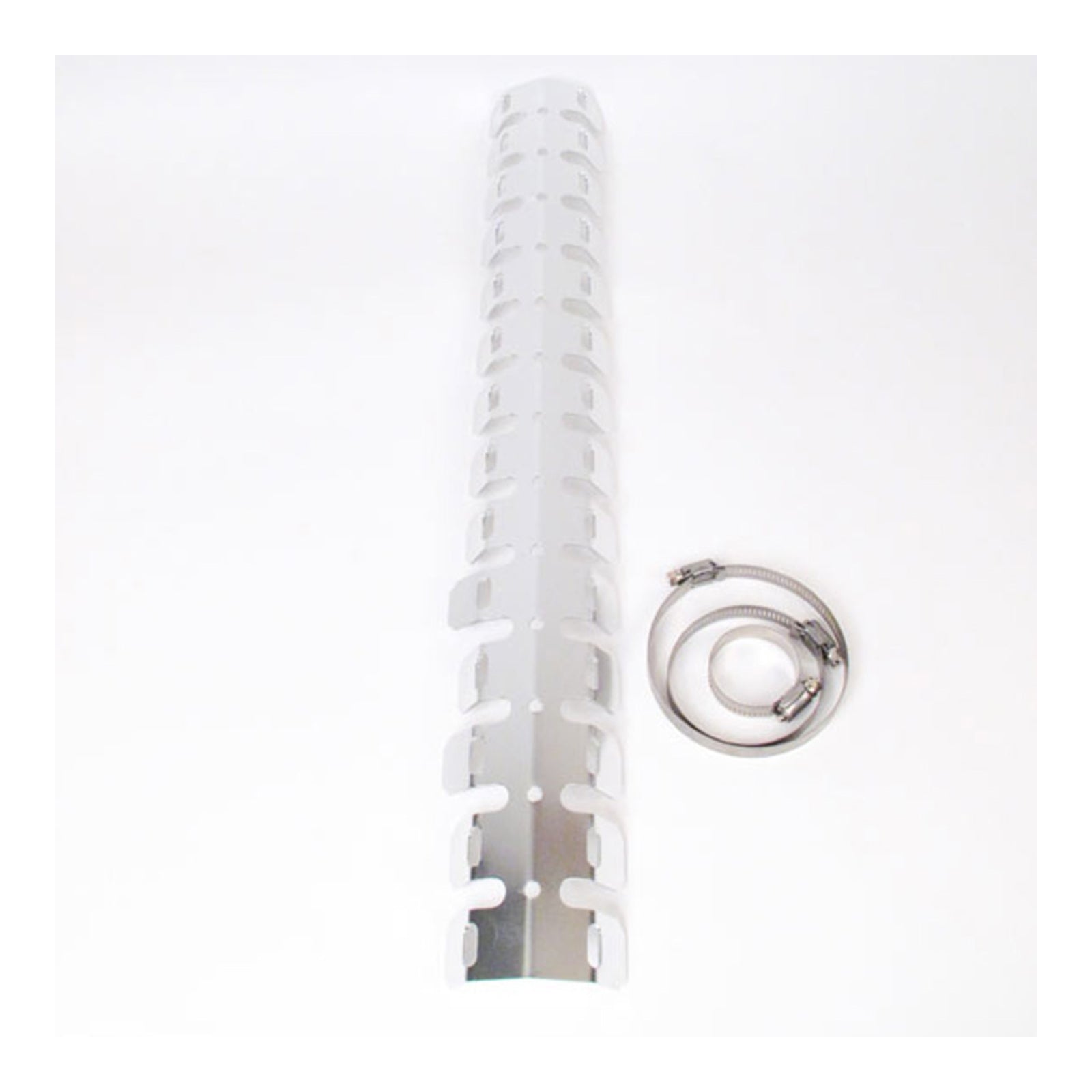 WHITES HEAD PIPE GUARD W/CLAMP - SIL