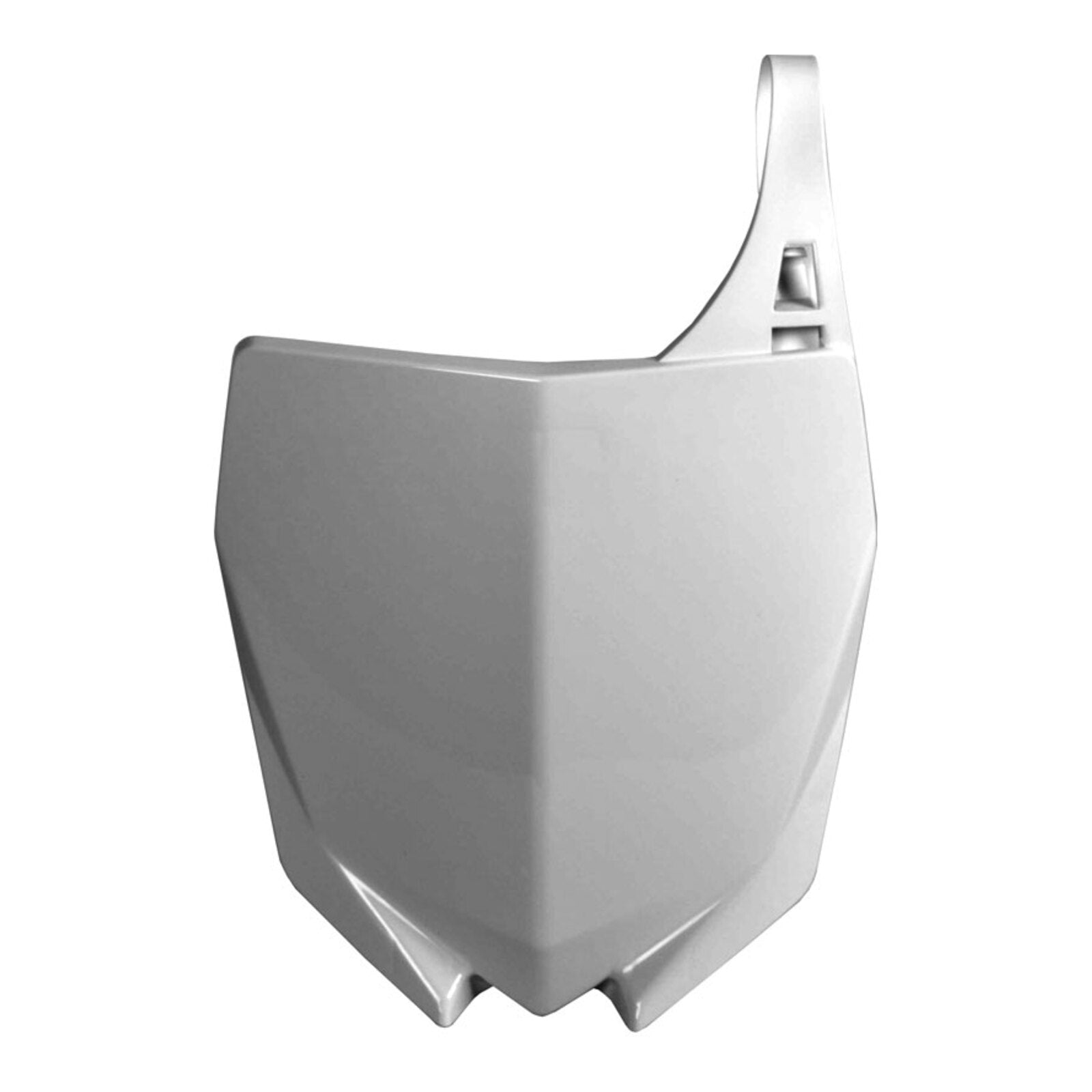 NUMBER PLATE YAM YZ250F/450F 10-18 / YZ125/250 15-18 WHT