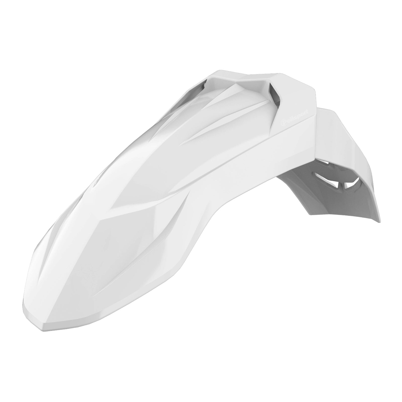 Polisport Supermoto Fender - White (Undrilled)