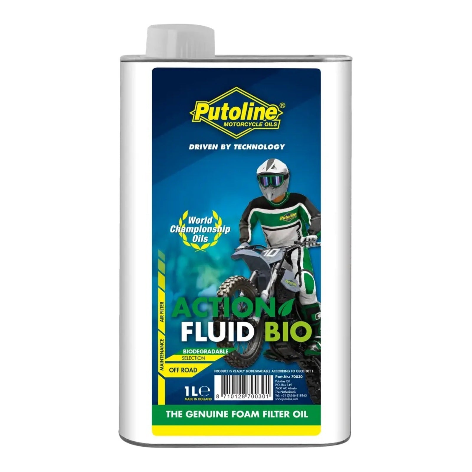 Putoline Action Bio Air Filter Oil - 1L