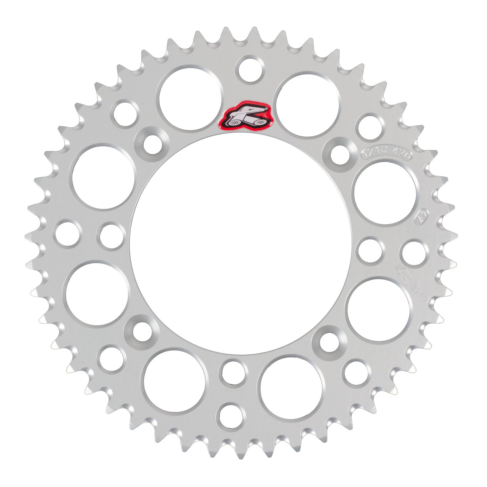 Renthal Sprocket Rear Silver 47T Alloy 7075 T6 Grooved