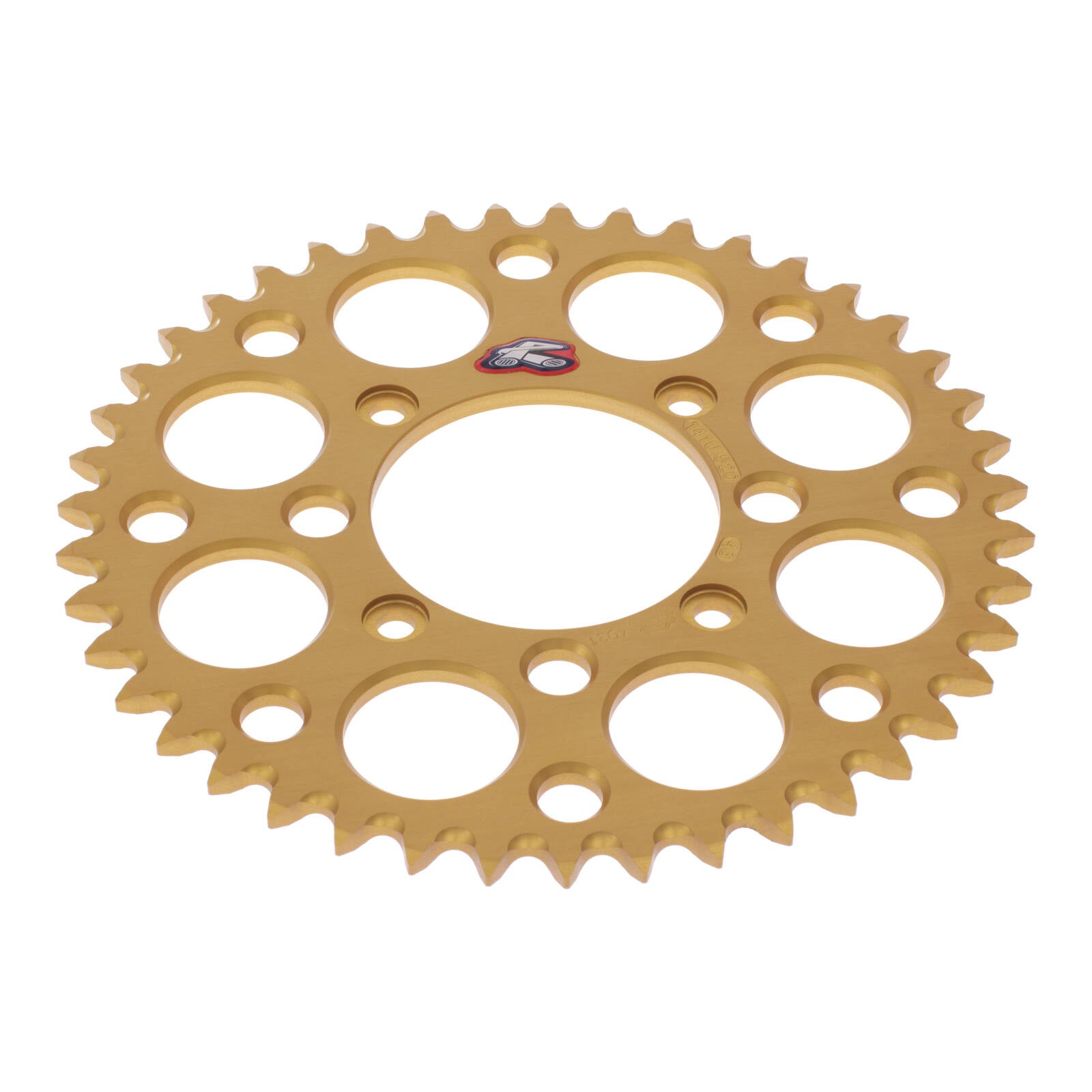 Renthal Sprocket Rear Gold 43T Alloy 7075 T6 Grooved