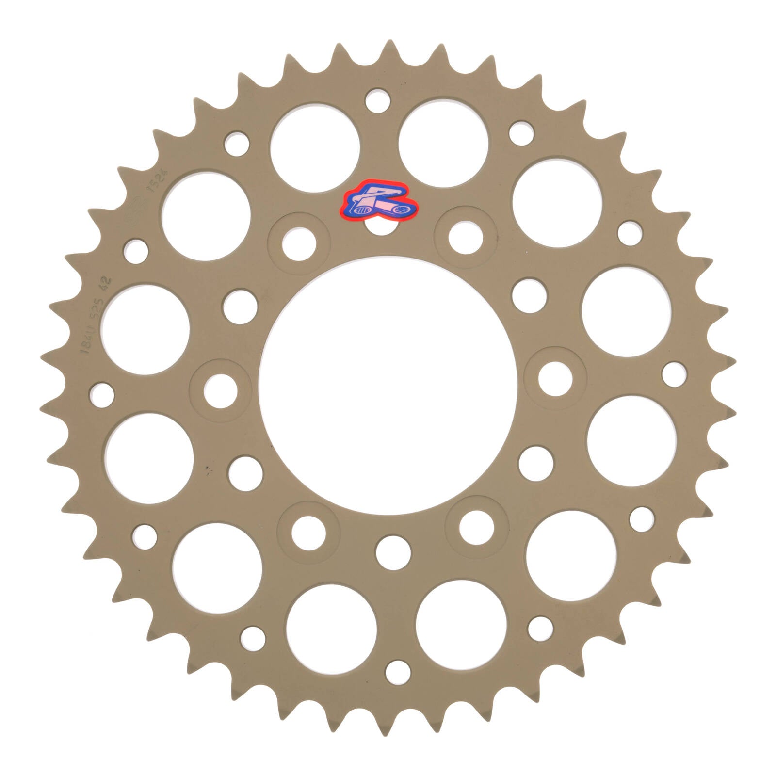 Renthal Sprocket Rear Silver 42T Alloy 7075 T6 Grooved Kawasaki