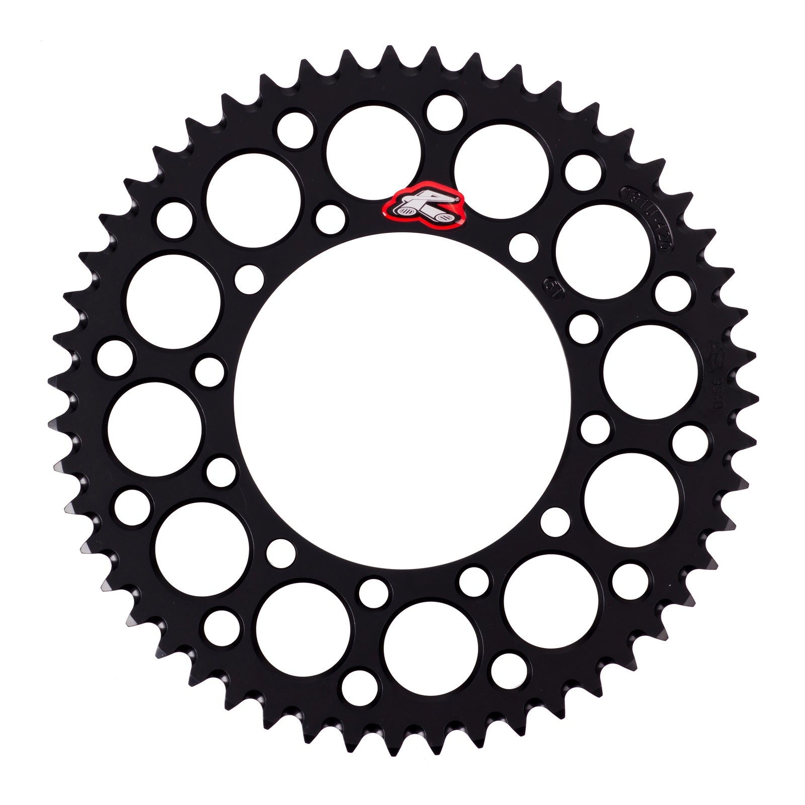 Renthal Sprocket Rear Black 51T Alloy 7075 T6 Grooved