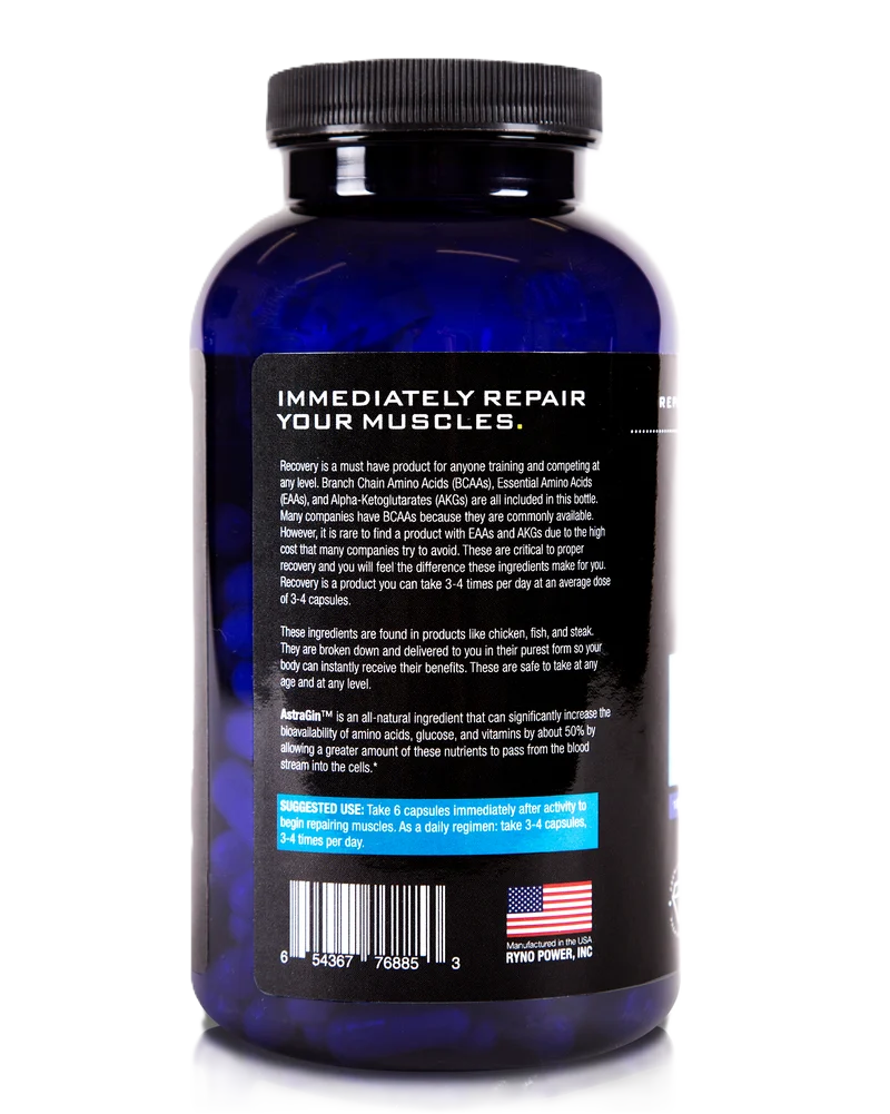 Ryno Power Recovery Capsules 200 Capsules