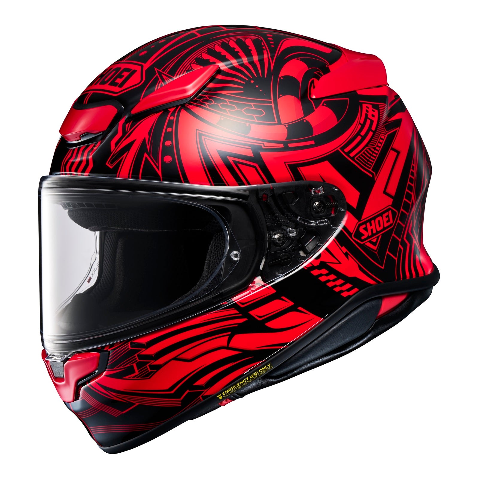 Shoei NXR2 Helmet - Beaut TC1 White / Black / Red